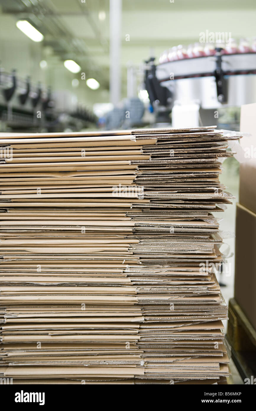 Flattened Cardboard Boxes High Resolution Stock Photography and Images