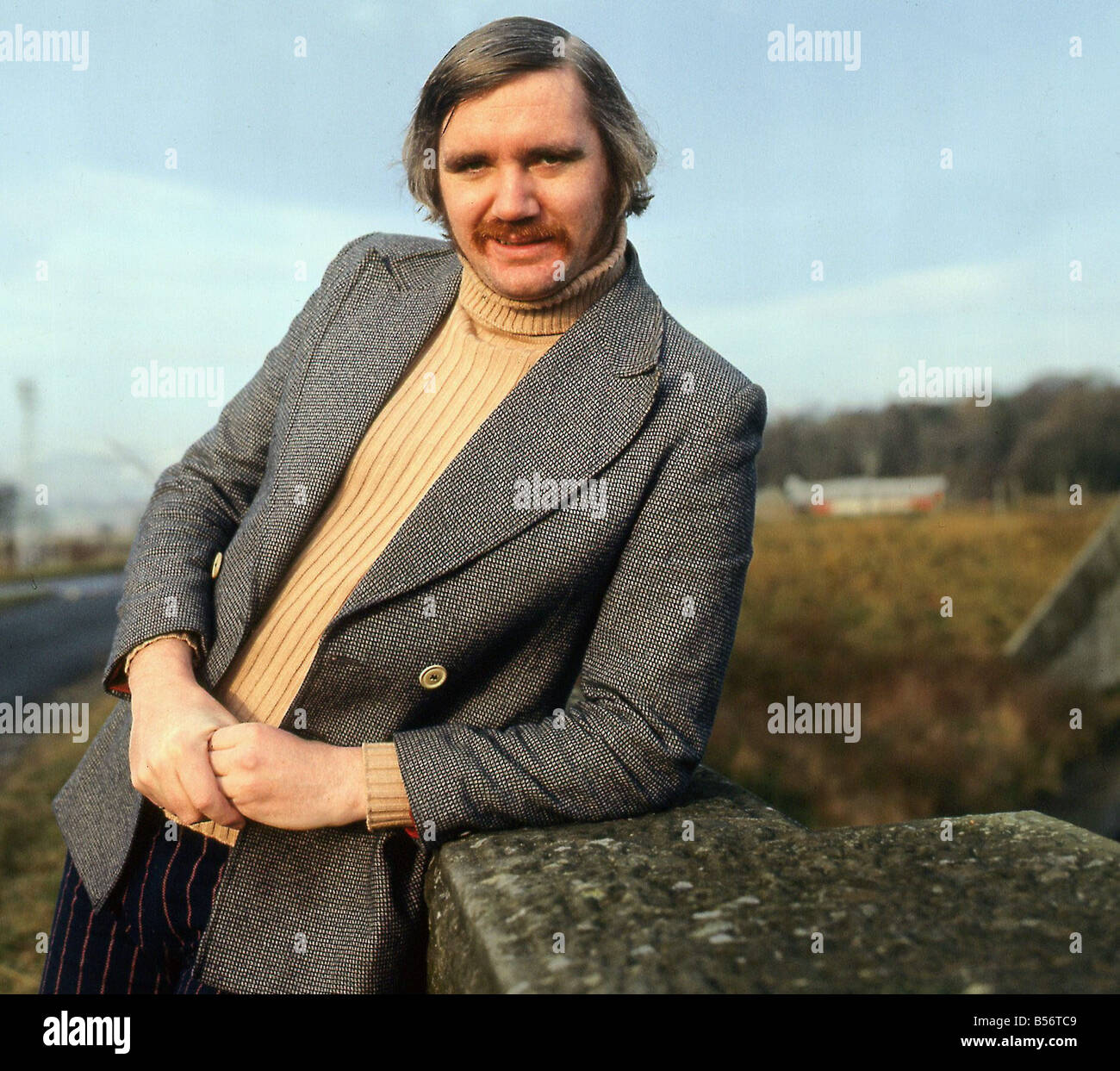 George Connelly former Celtic football player January 1978 Stock Photo