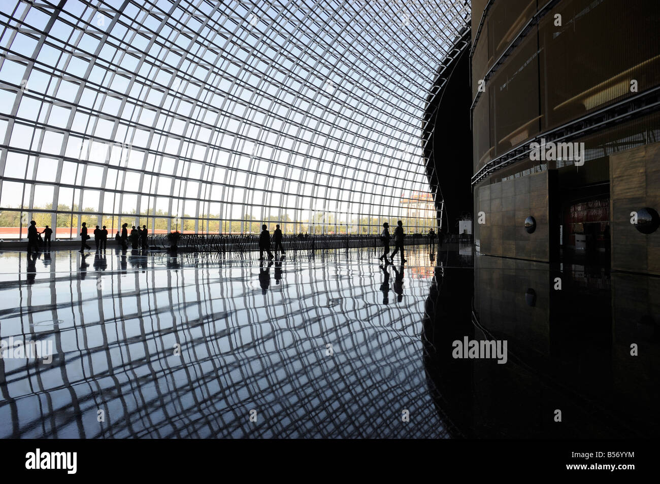 The National Grand Theatre in Beijing, China. 24-Oct-2008 Stock Photo