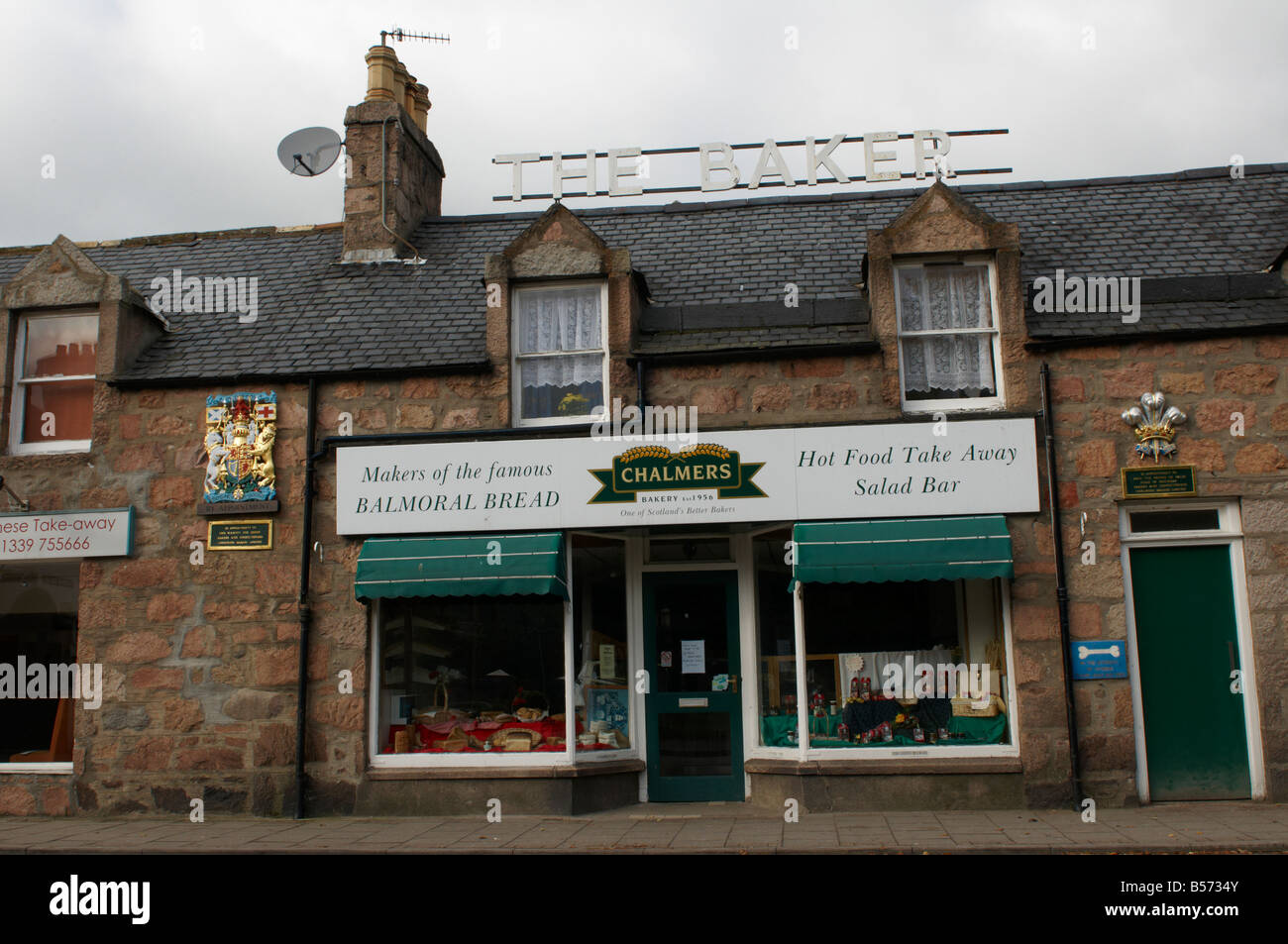 The Baker Chalmers Ballater Scotland UK Stock Photo Alamy