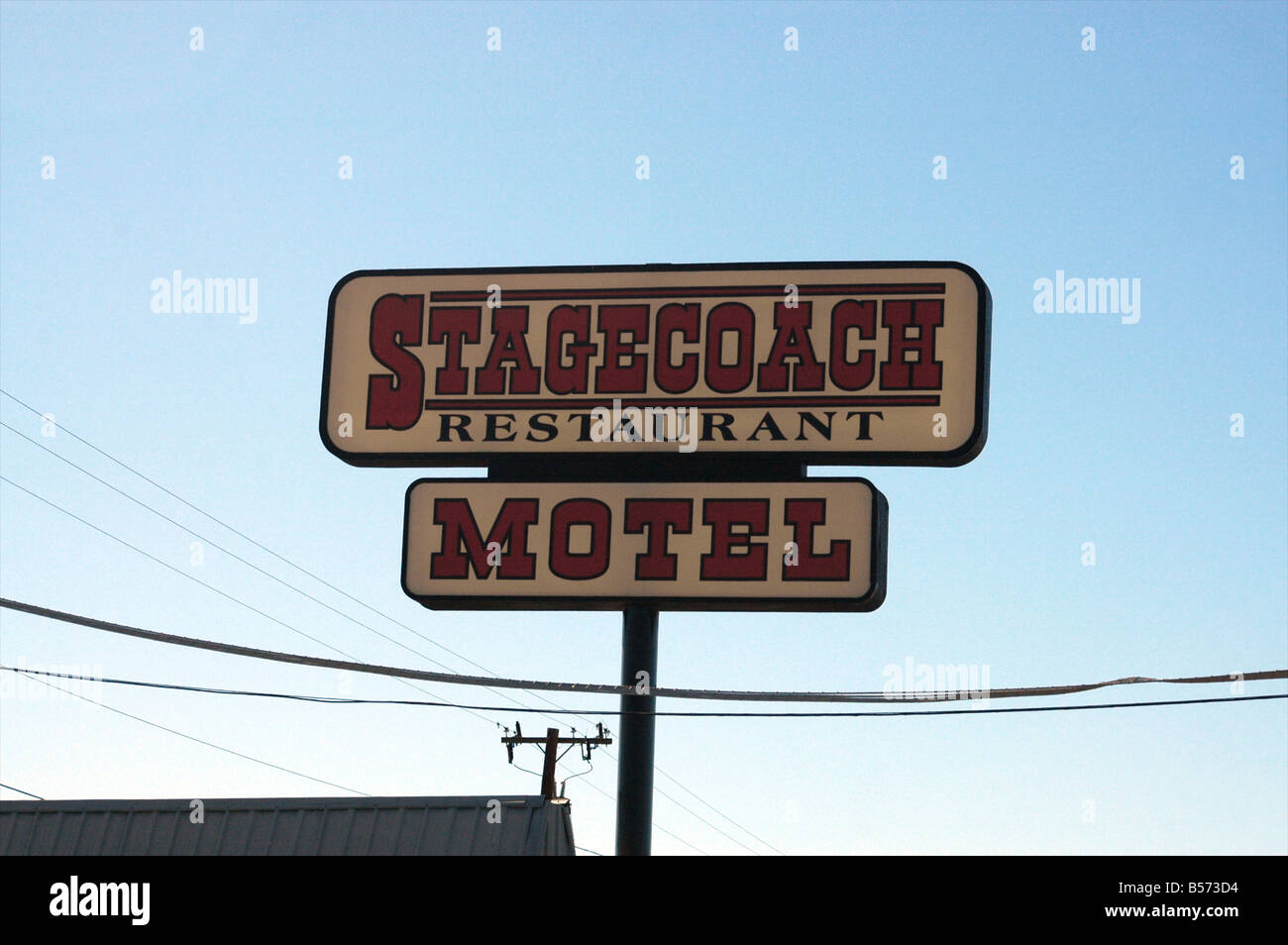 The Stagecoach Motel in Quartzside Stock Photo Alamy