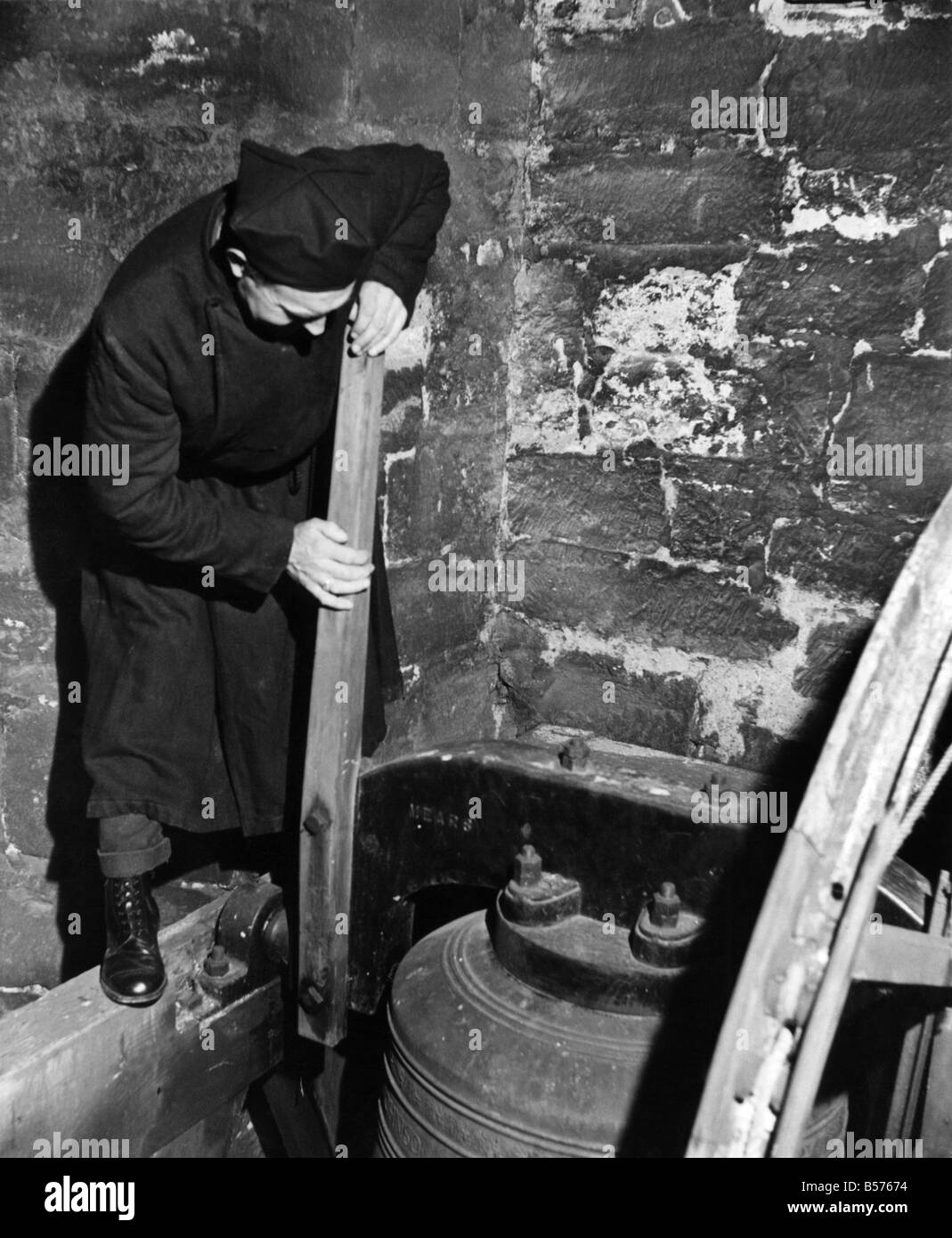 The famous Pancake Bell weighing 26 cwt. Which will toll the signal for