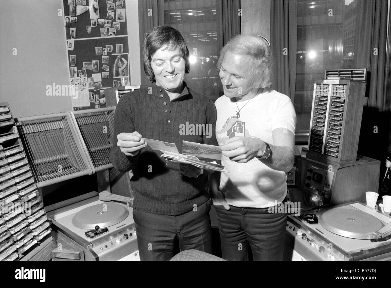 Radio dj david hamilton Black and White Stock Photos & Images - Alamy
