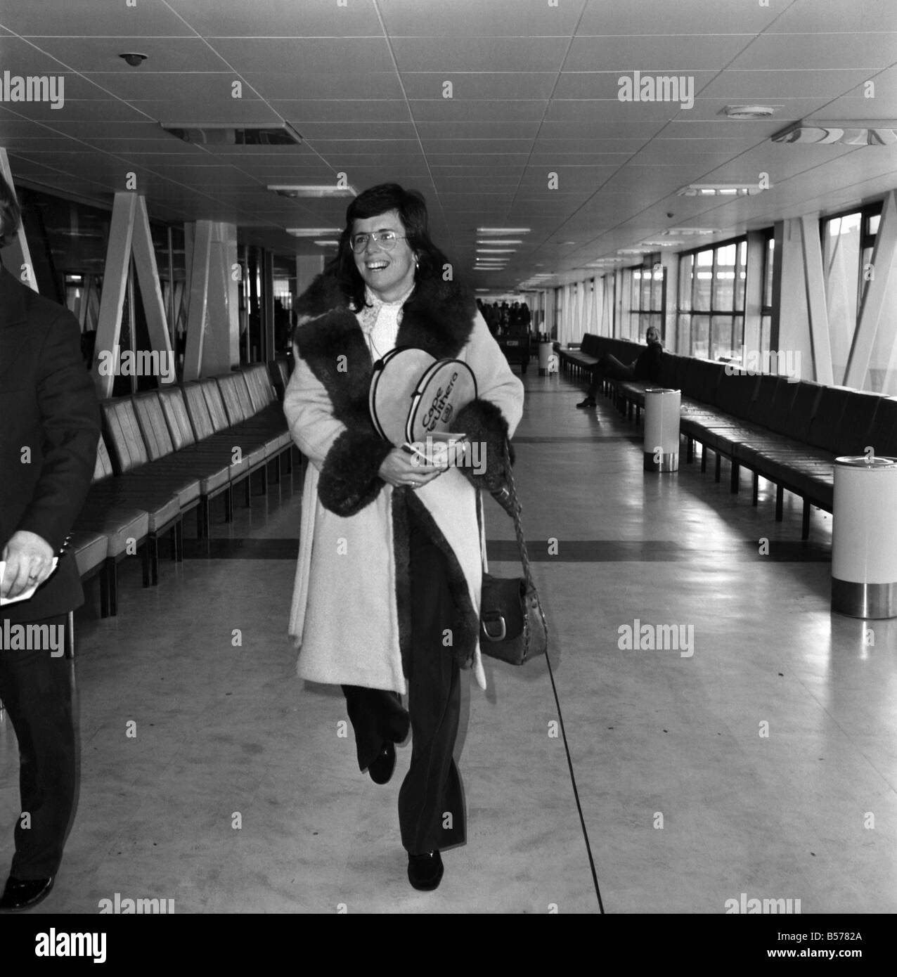 Billie Jean King Black and White Stock Photos & Images Alamy