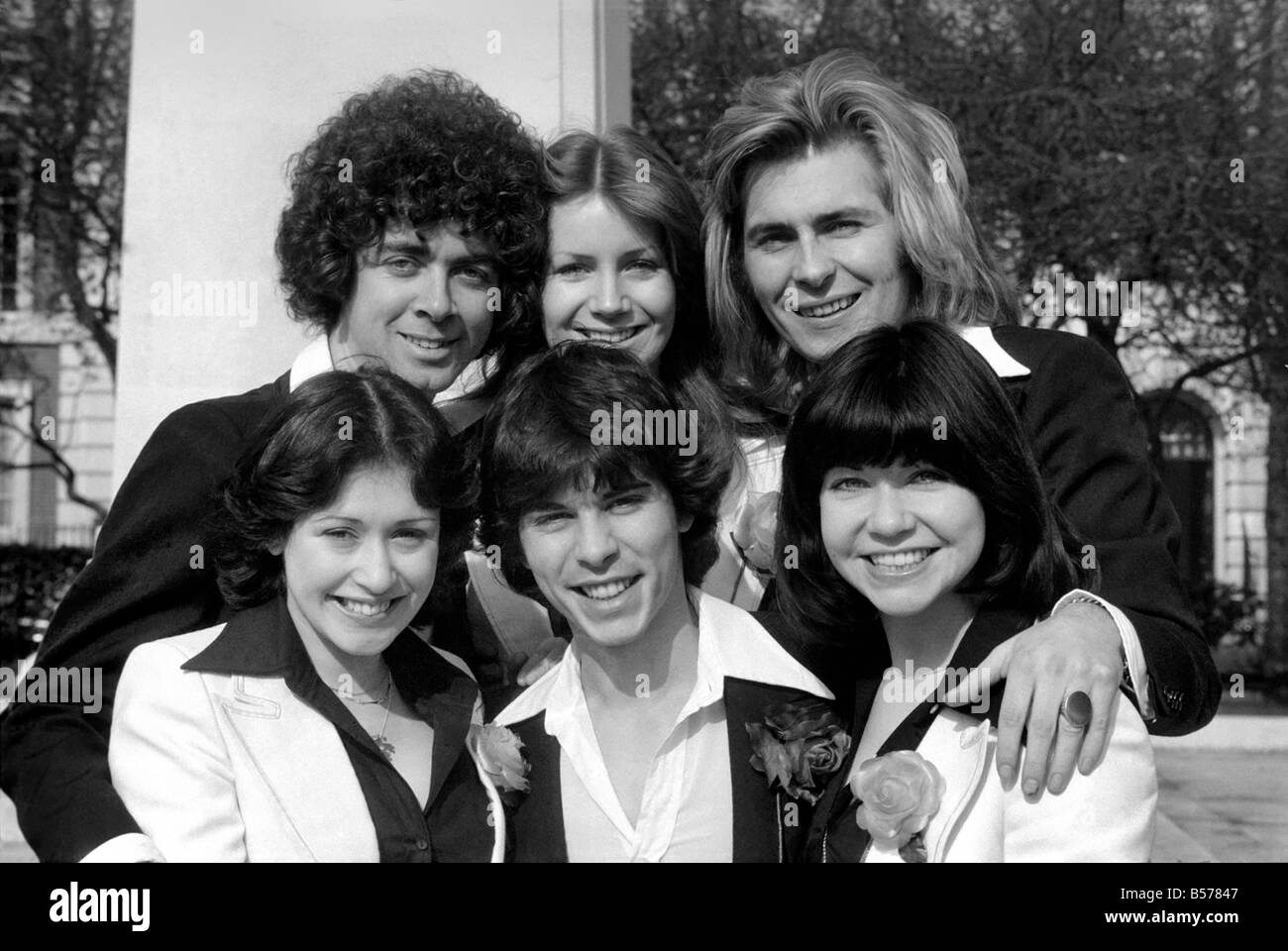 The Guys and Dolls pop group. February 1975 7501169009 Stock Photo Alamy The Guys and Dolls pop group. February 1975 7501169009 Stock Photo Alamy
