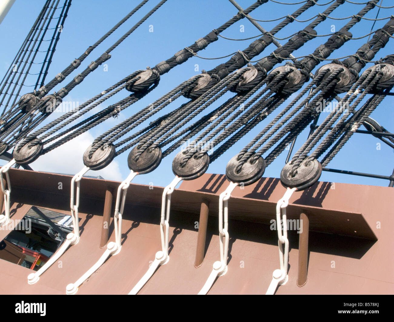 Ship anchored next to Tobacco Dock,Wapping,London,UK.Photo© Julio