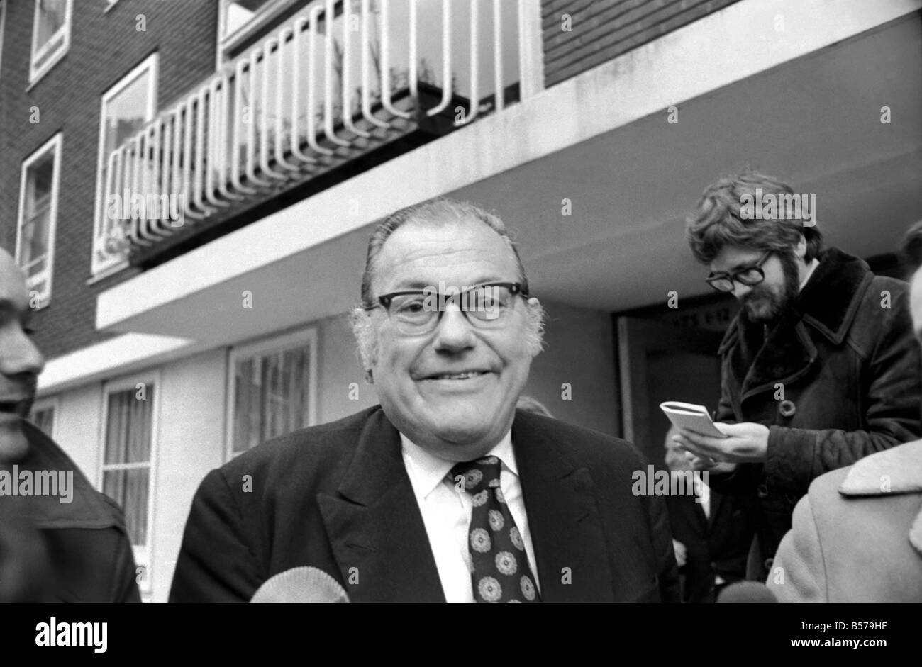Reginald Maudling MP. February 1975 7500970004 Stock Photo Alamy
