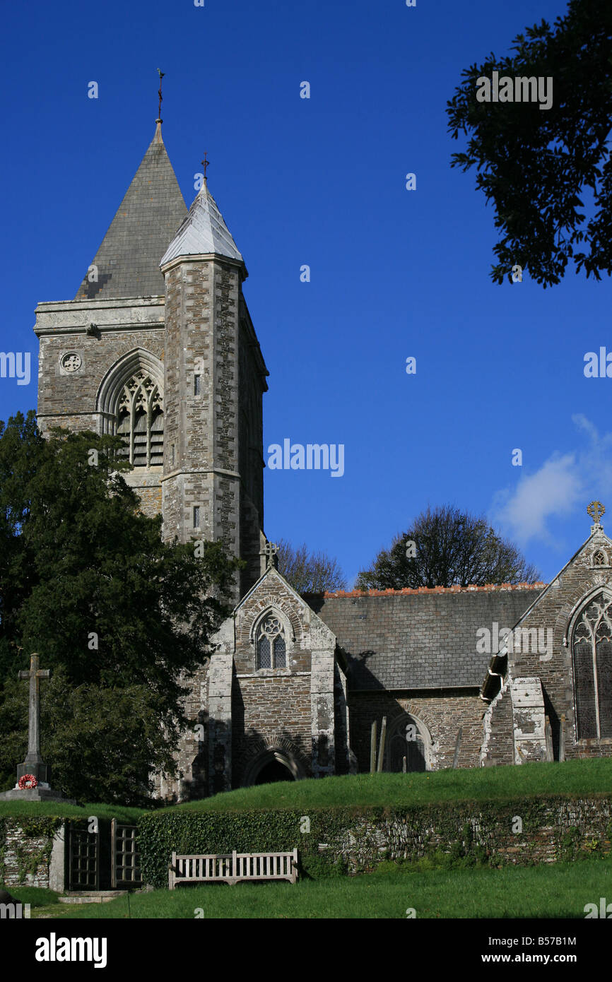 Church of St Michael Penkevil Cornwall England Stock Photo Alamy