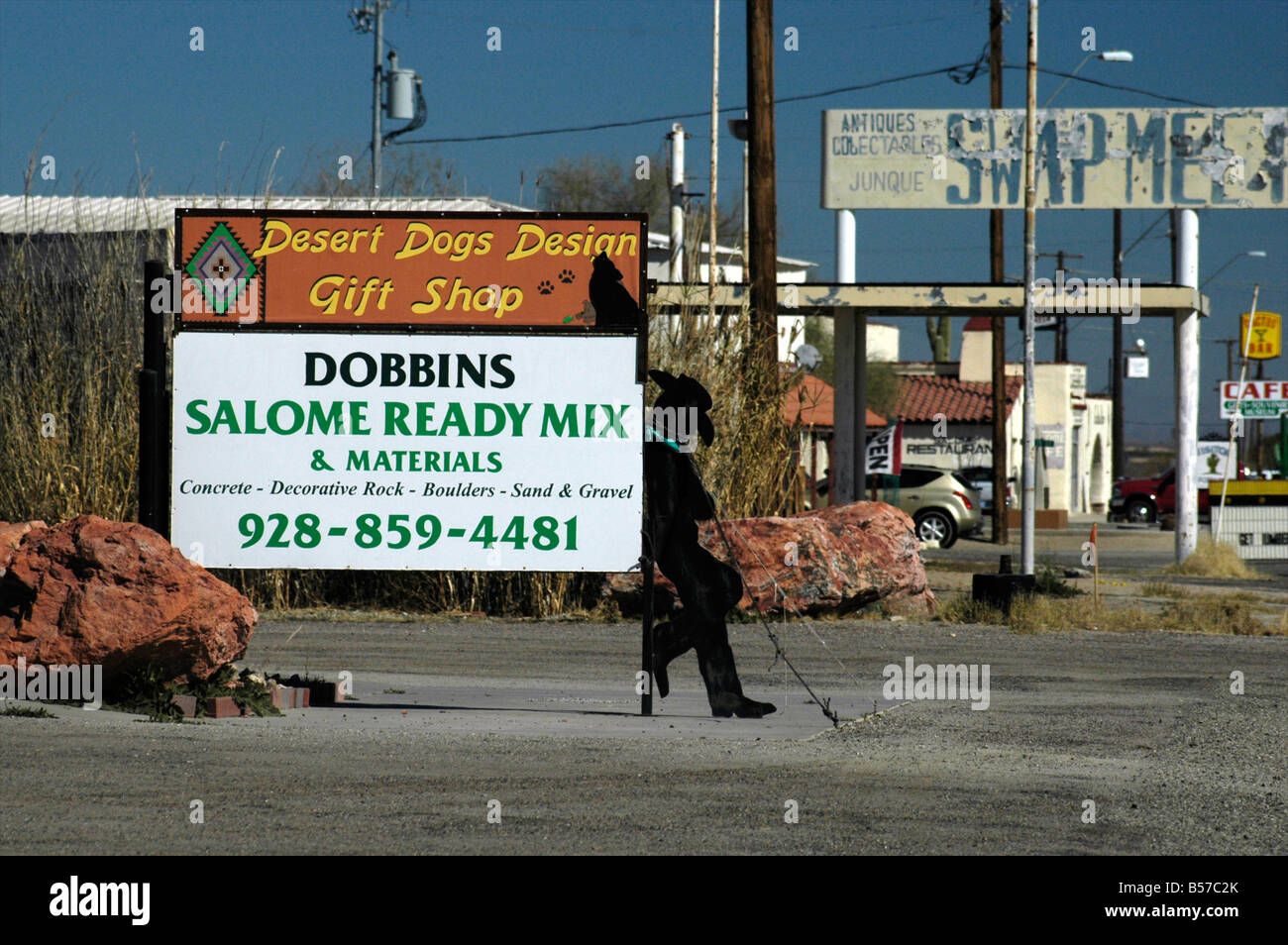 Salome Gift shop along Highway 60 Arizona Stock Photo Alamy