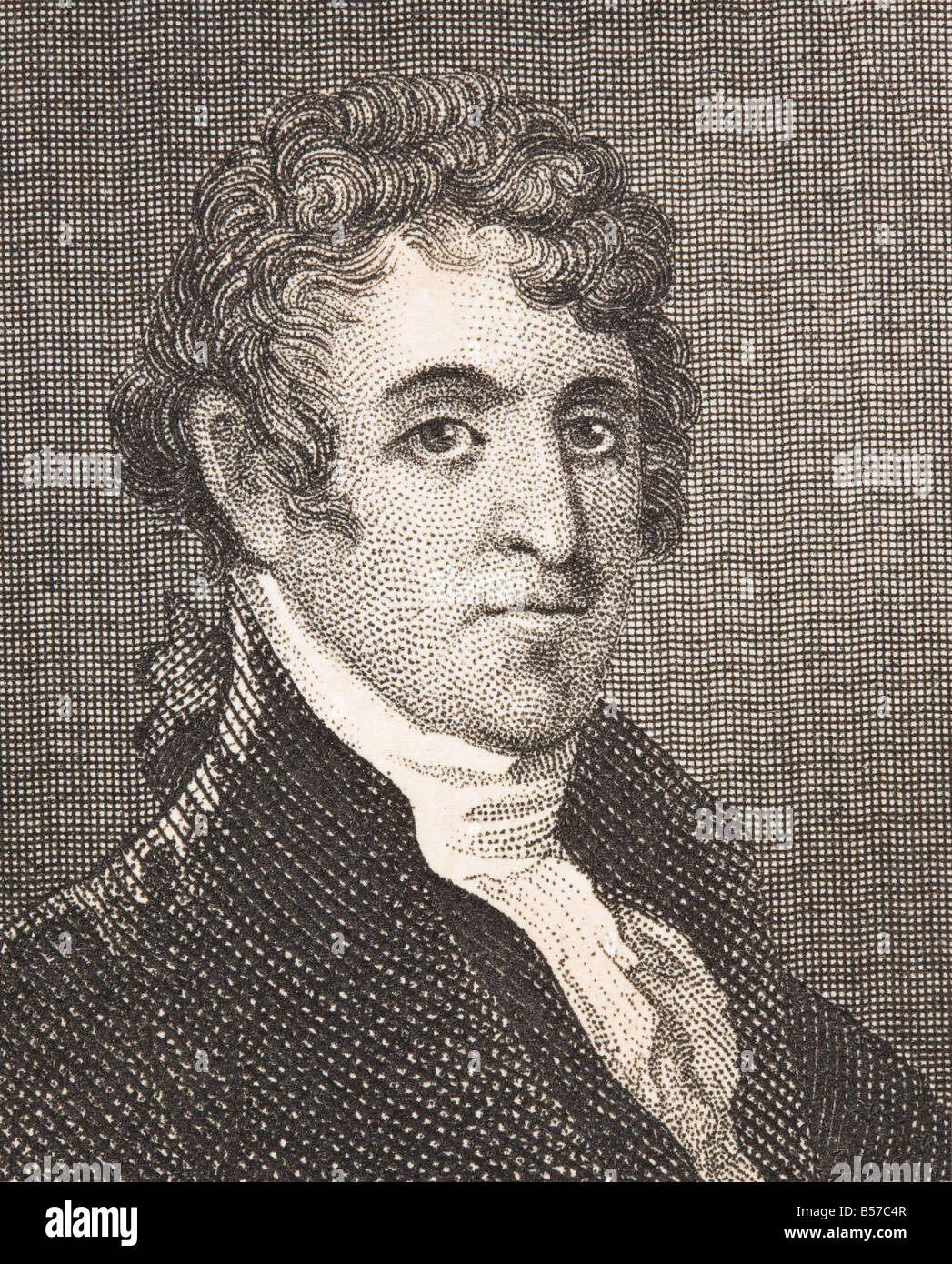 David Humphreys, 1752 - 1818. American Revolutionary War colonel. Stock Photo
