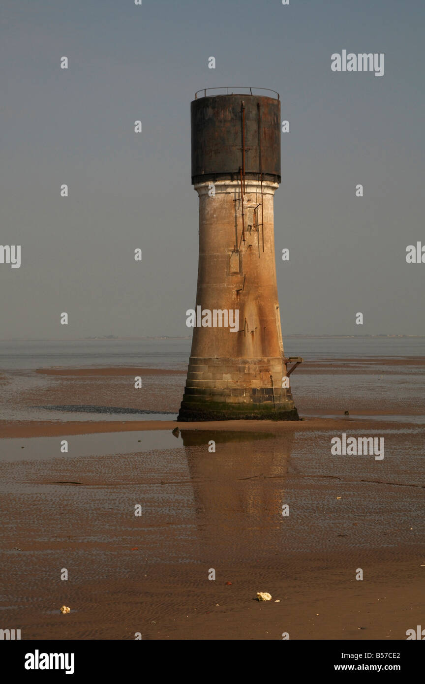 Spurn Low Light House at Spurn Point on the East Riding of Yorkshire coast Stock Photo
