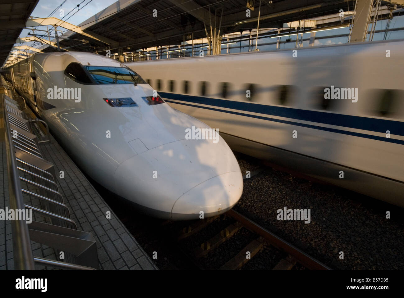 Shinkansen bullet train Stock Photo - Alamy