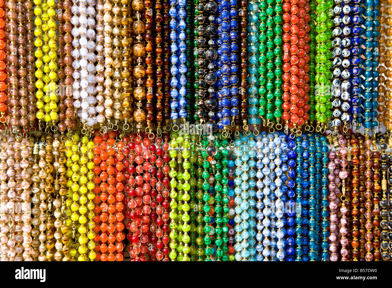 Colour Beads Necklace | Oxidised Necklace | Saaj