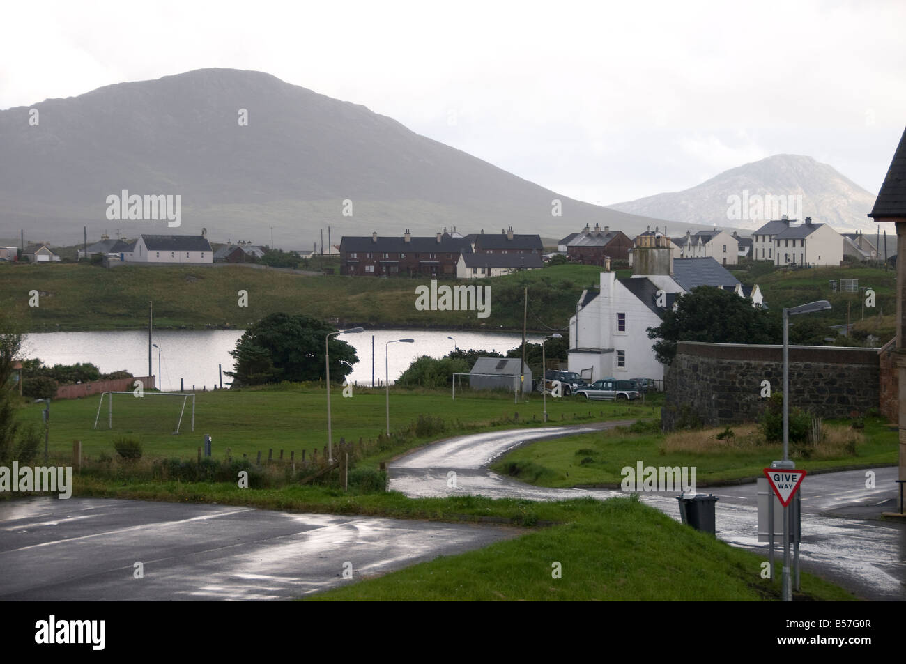 Lochboisdale Stock Photo Alamy