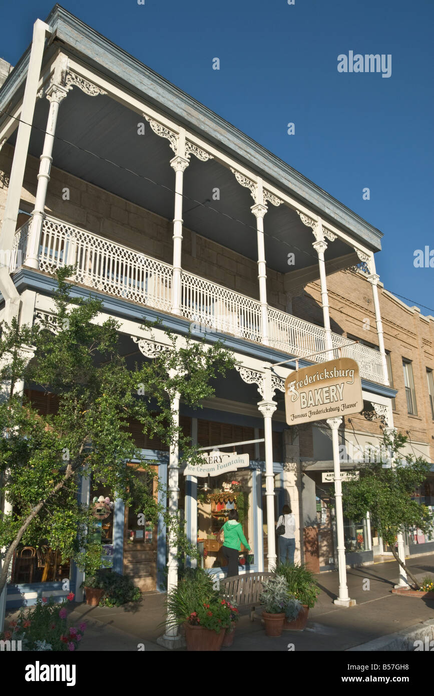 Texas Hill Country Fredericksburg Bakery and Ice Cream Fountain shop