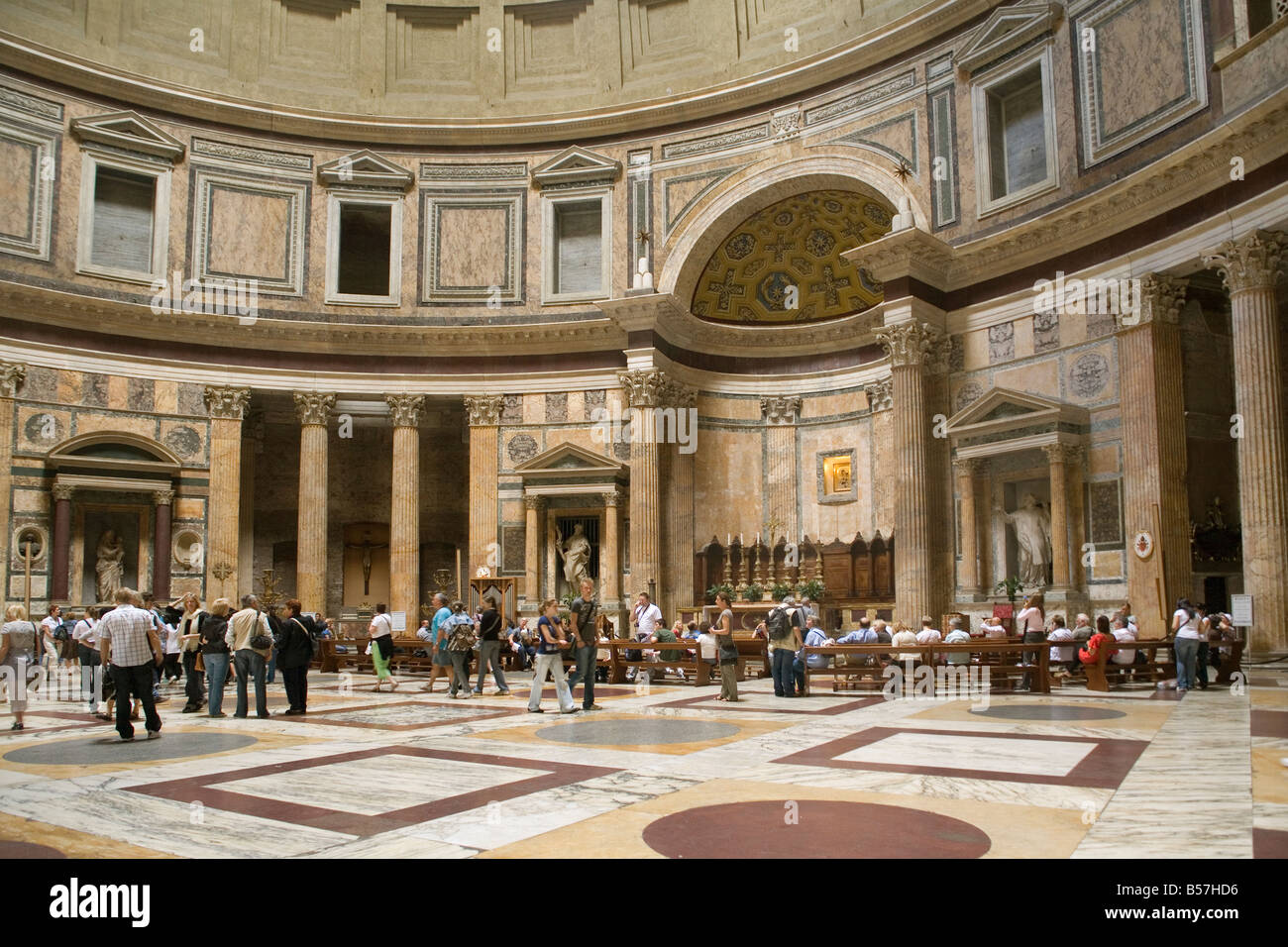 Rome pantheon interior hi-res stock photography and images - Alamy