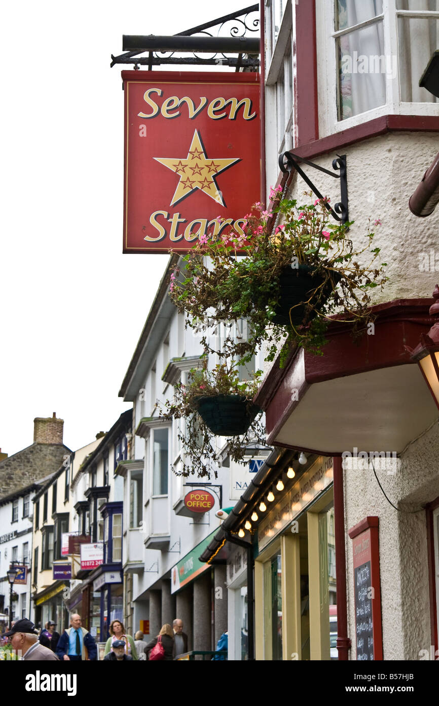 Painted pub sign, UK. Stock Photo