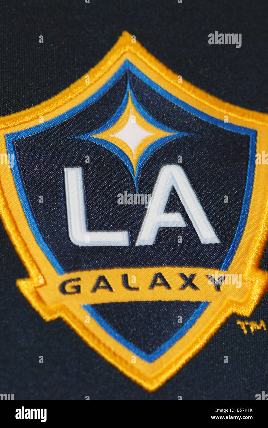 LA Galaxy Club crest Stock Photo
