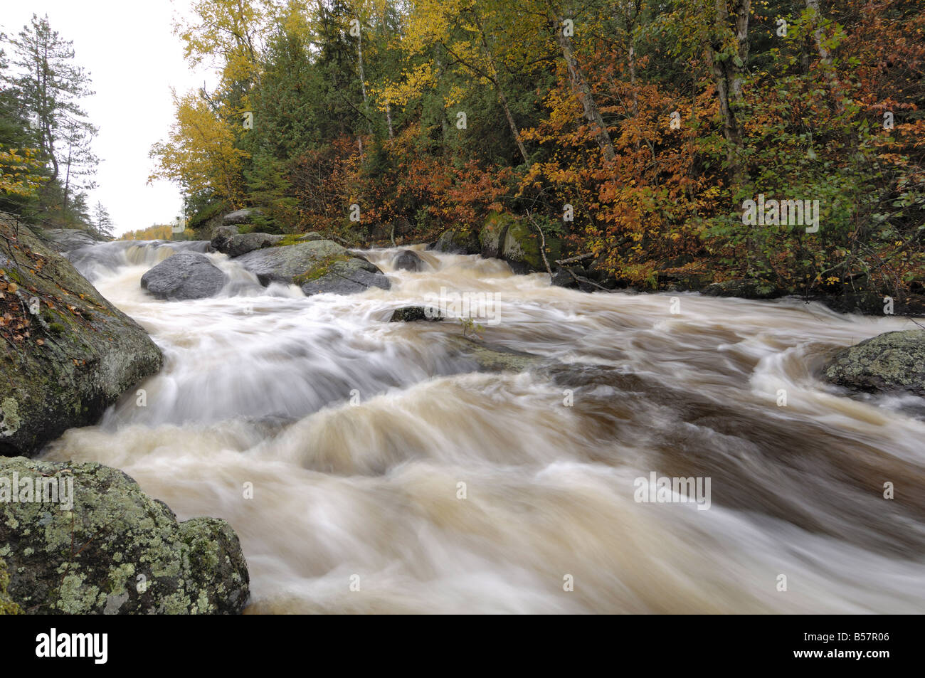 Rapids between Mora Lake and Little Saganaga Lake, Superior National