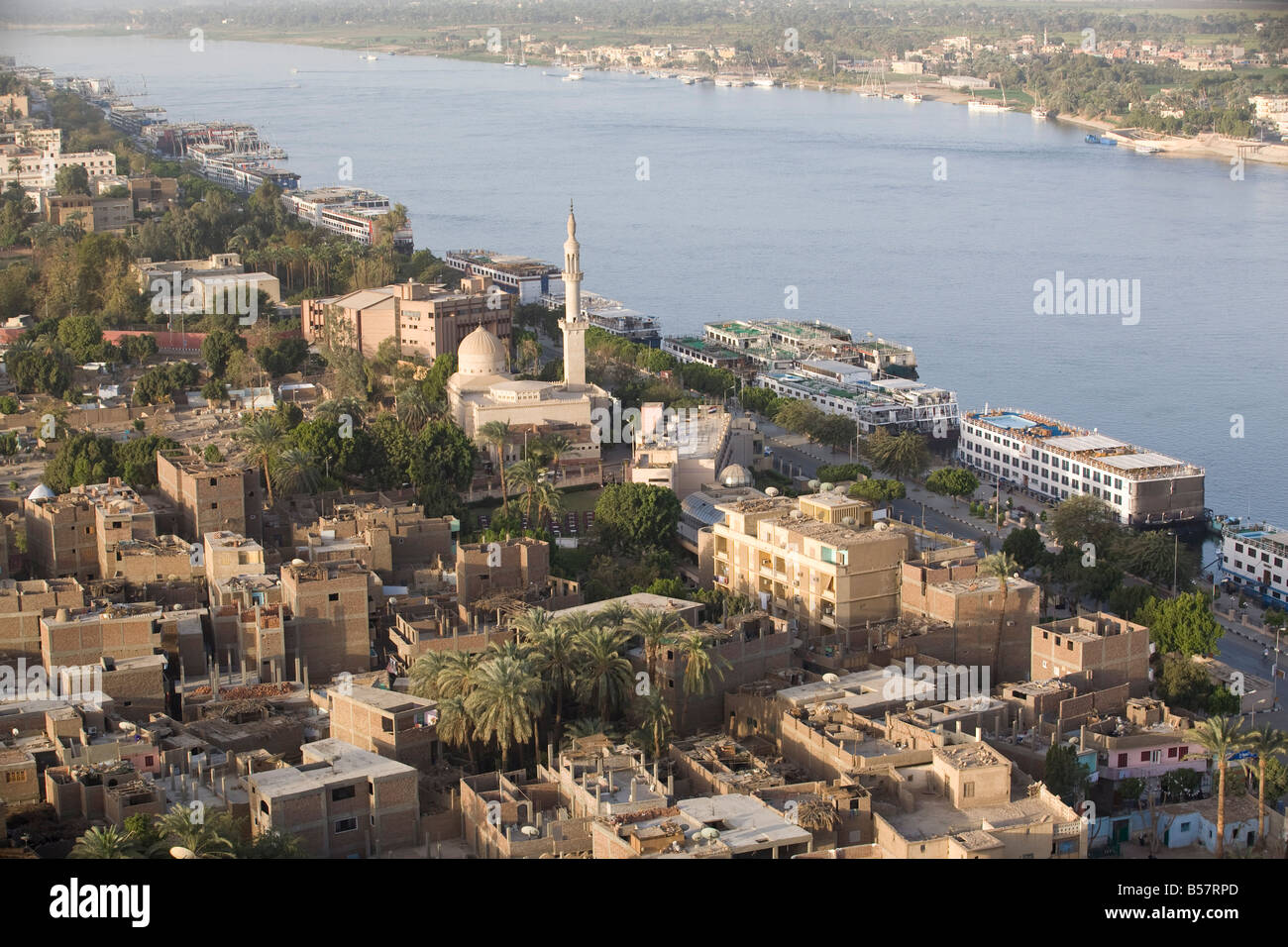 The town of Luxor, Egypt, North Africa, Africa Stock Photo Alamy