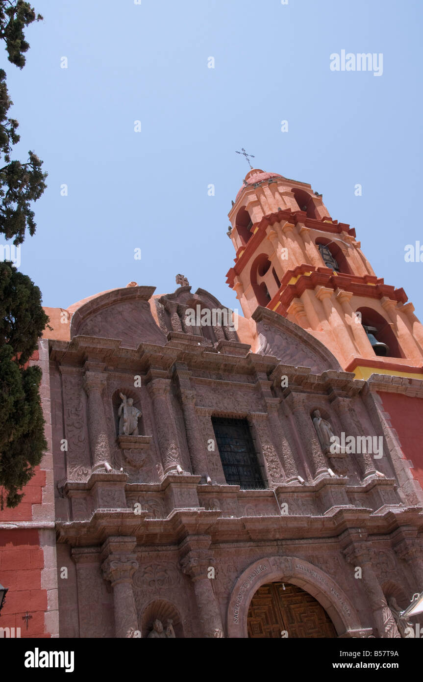 Oratorio de San Felipe Neri, a church in San Miguel de Allende (San Miguel), Guanajuato State, Mexico, North America Stock Photo
