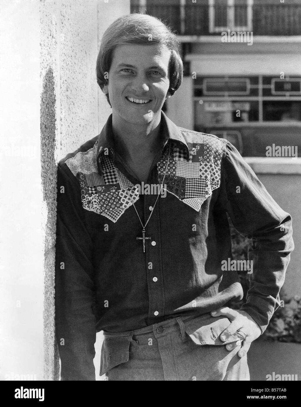 Singer Pat Boone. September 1973 P003840 Stock Photo - Alamy