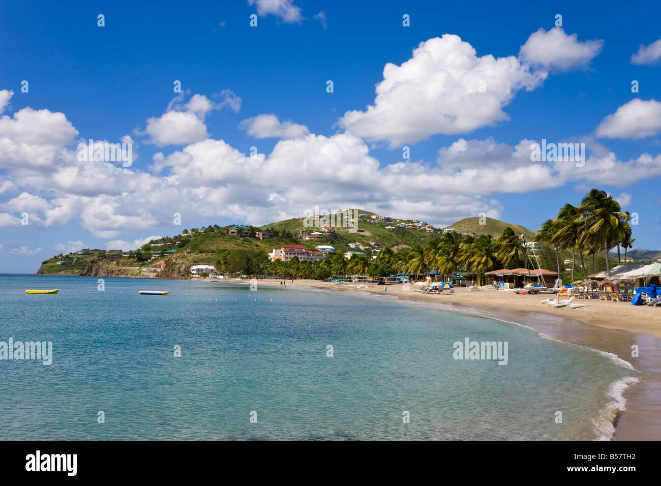 Frigate Bay Beach, St. Kitts, Leeward Islands, West Indies, Caribbean, Central America Stock Photo