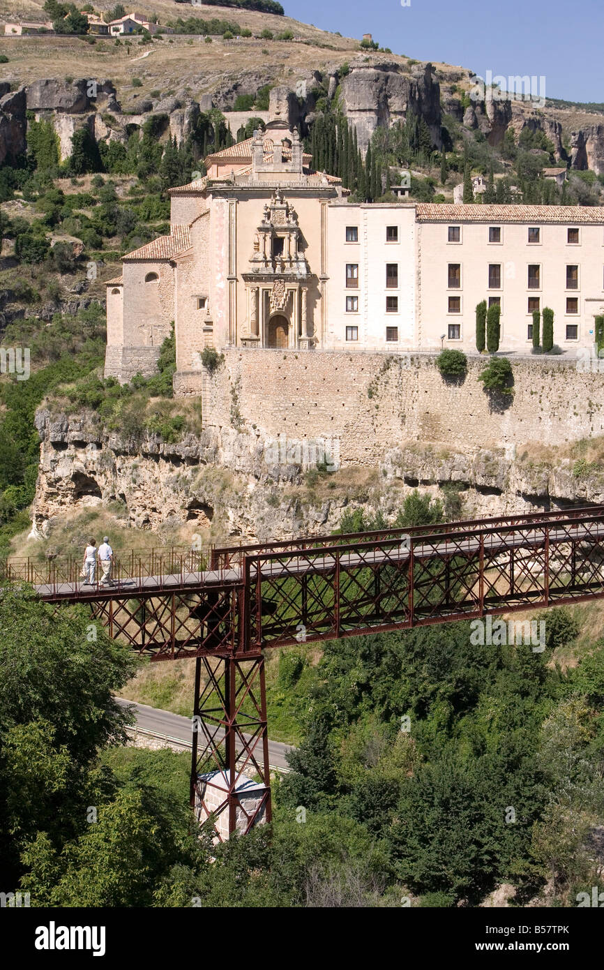 Convento de San Pablo now a Parador de Turismo, Cuenca, Castilla-La Mancha, Spain, Europe Stock Photo