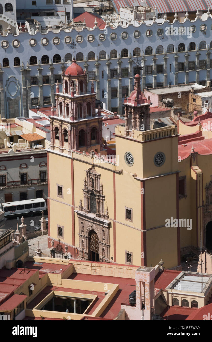 The Basilica de Nuestra Senora de Guanajuato, Guanajuato, Guanajuato State, Mexico Stock Photo