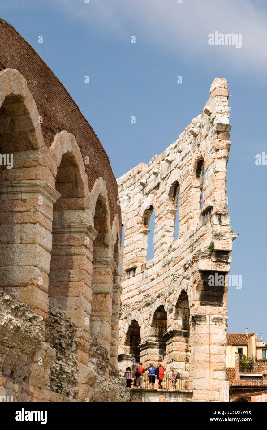 The Roman Arena, Verona, UNESCO World Heritage Site, Veneto, Italy, Europe Stock Photo