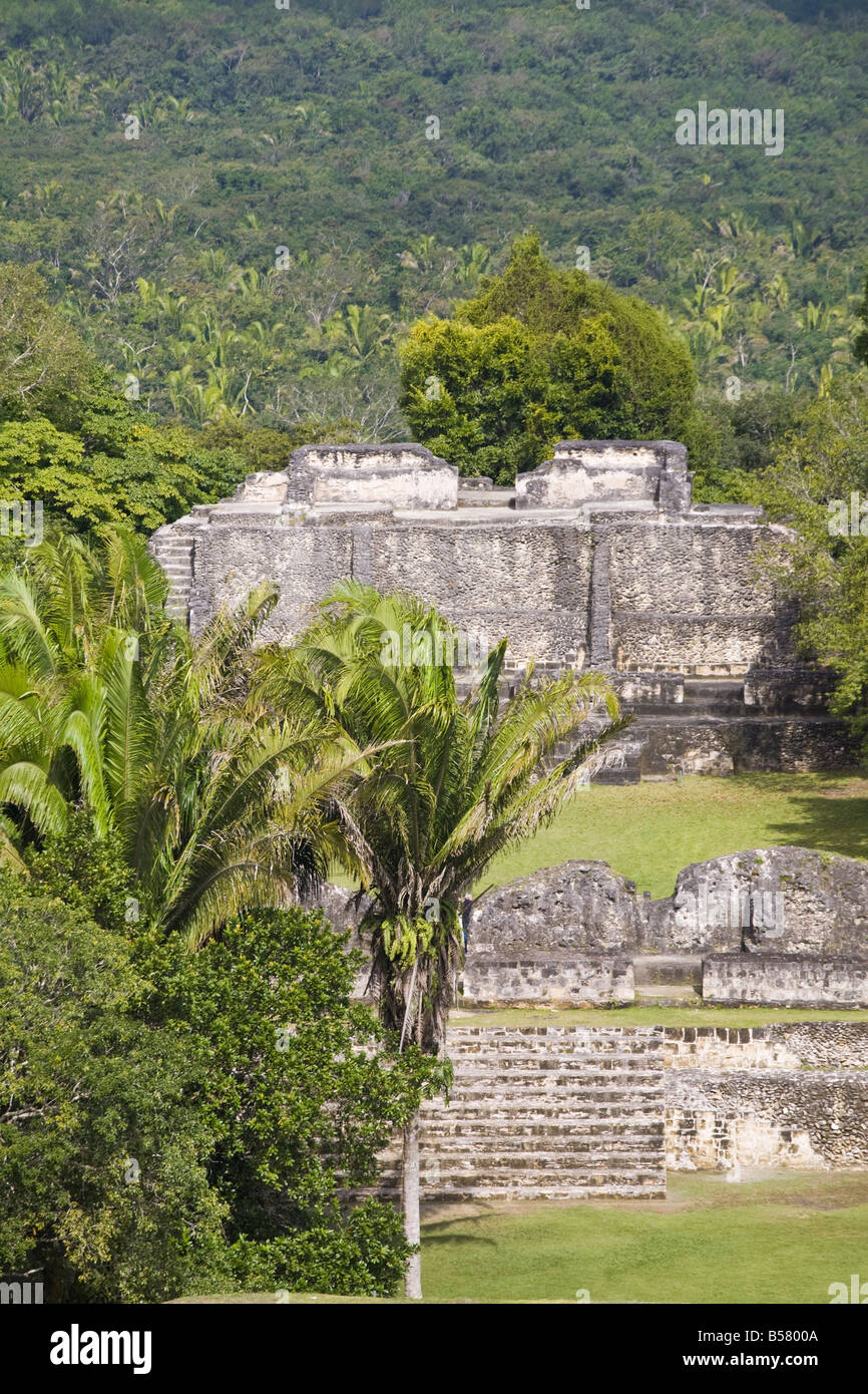 Mayan ruins, Xunantunich, San Ignacio, Belize, Central America Stock Photo