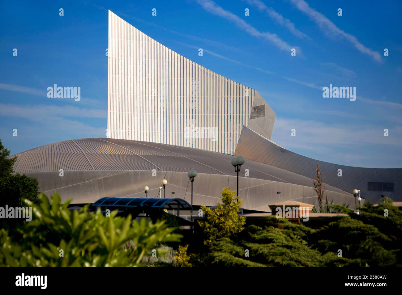 Imperial War Museum North, Trafford Wharf Road, Manchester, England, United Kingdom, Europe Stock Photo