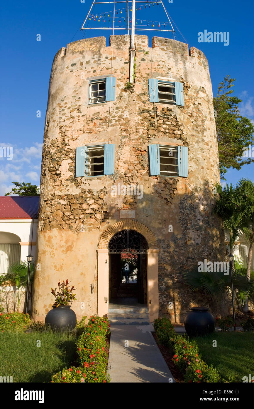 Bluebeards Castle in Charlotte Amalie, St. Thomas, U.S. Virgin Islands, West Indies, Caribbean, Central America Stock Photo