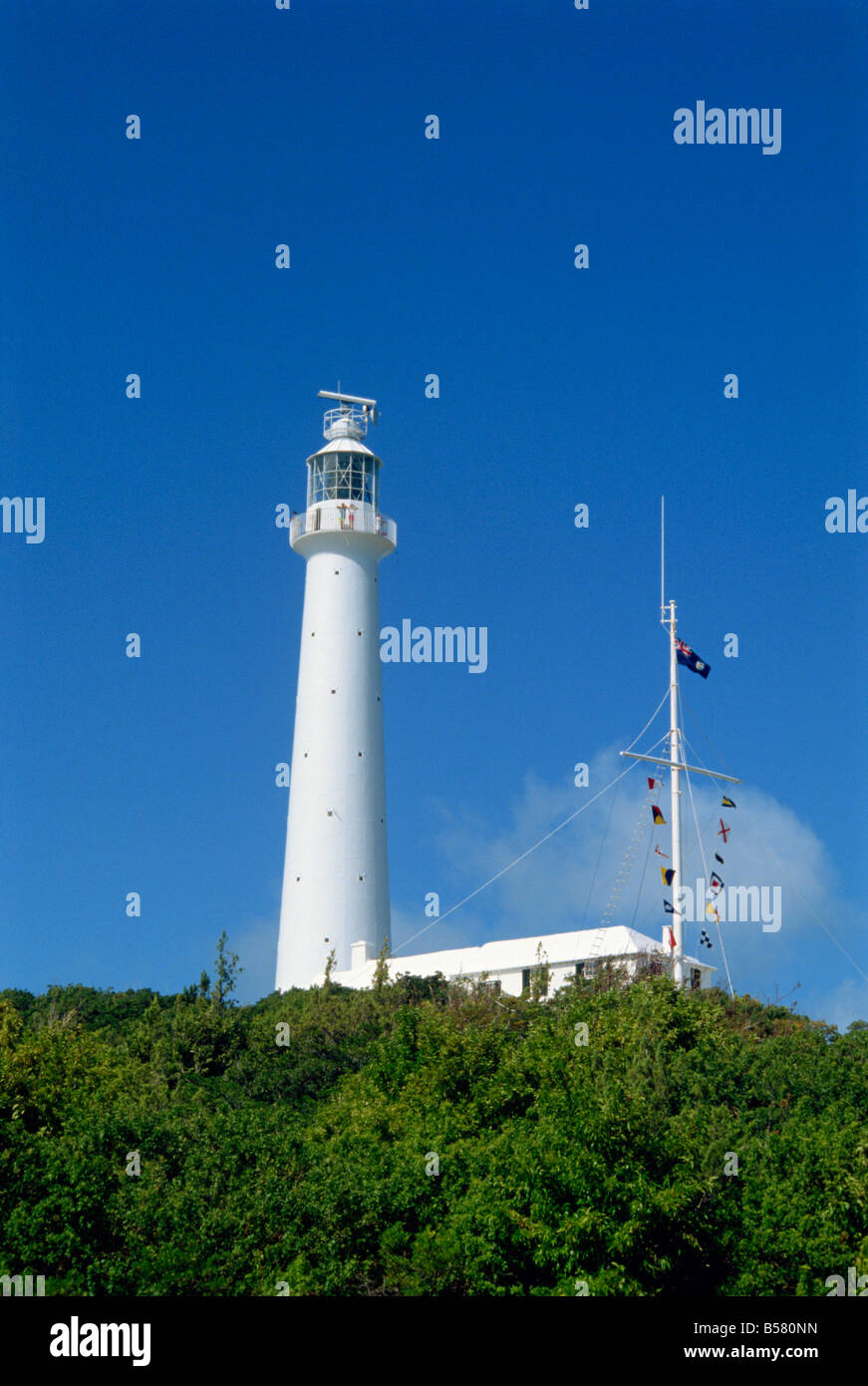 Gibbs Hill lighthouse Bermuda Atlantic Ocean Central America Stock Photo