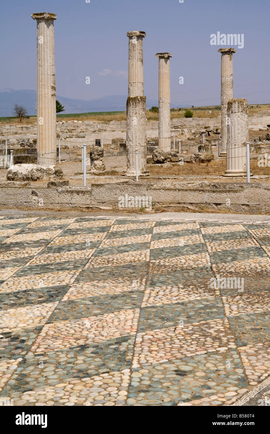 Pella, Alexander the Great's old city, Macedonia, Greece, Europe Stock Photo
