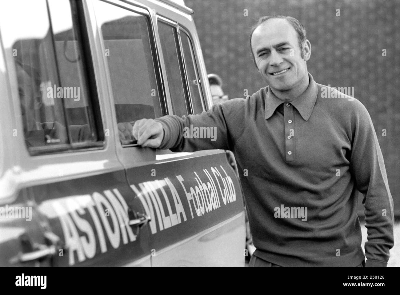 Football: Ron Saunders. Aston Villa F.C. Manager. January 1975 75-00385 Stock Photo