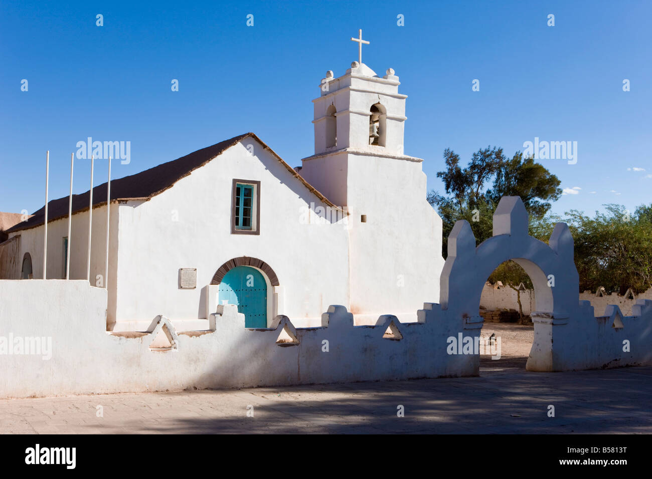 Iglesia San Pedro, San Pedro de Atacama, Atacama Desert, Norte Grande, Chile  Stock Photo - Alamy