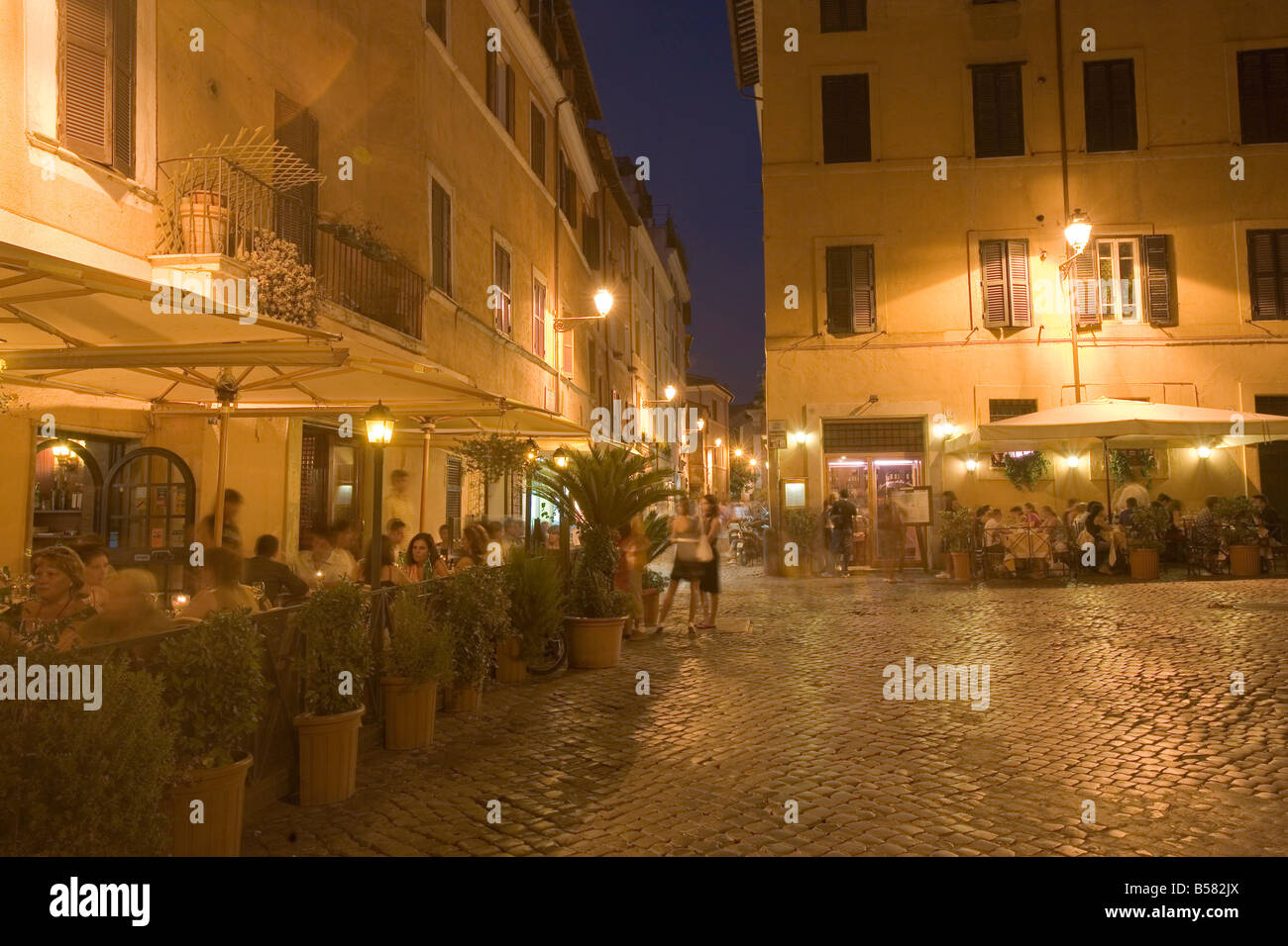 Scala Street, Trastevere, Rome, Lazio, Italy, Europe Stock Photo