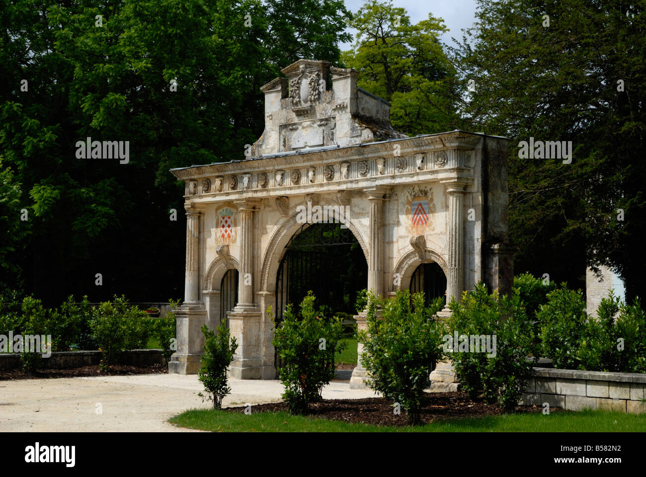 La Porte Renaissance, Surgeres, Charente-Maritime, France, Europe Stock Photo