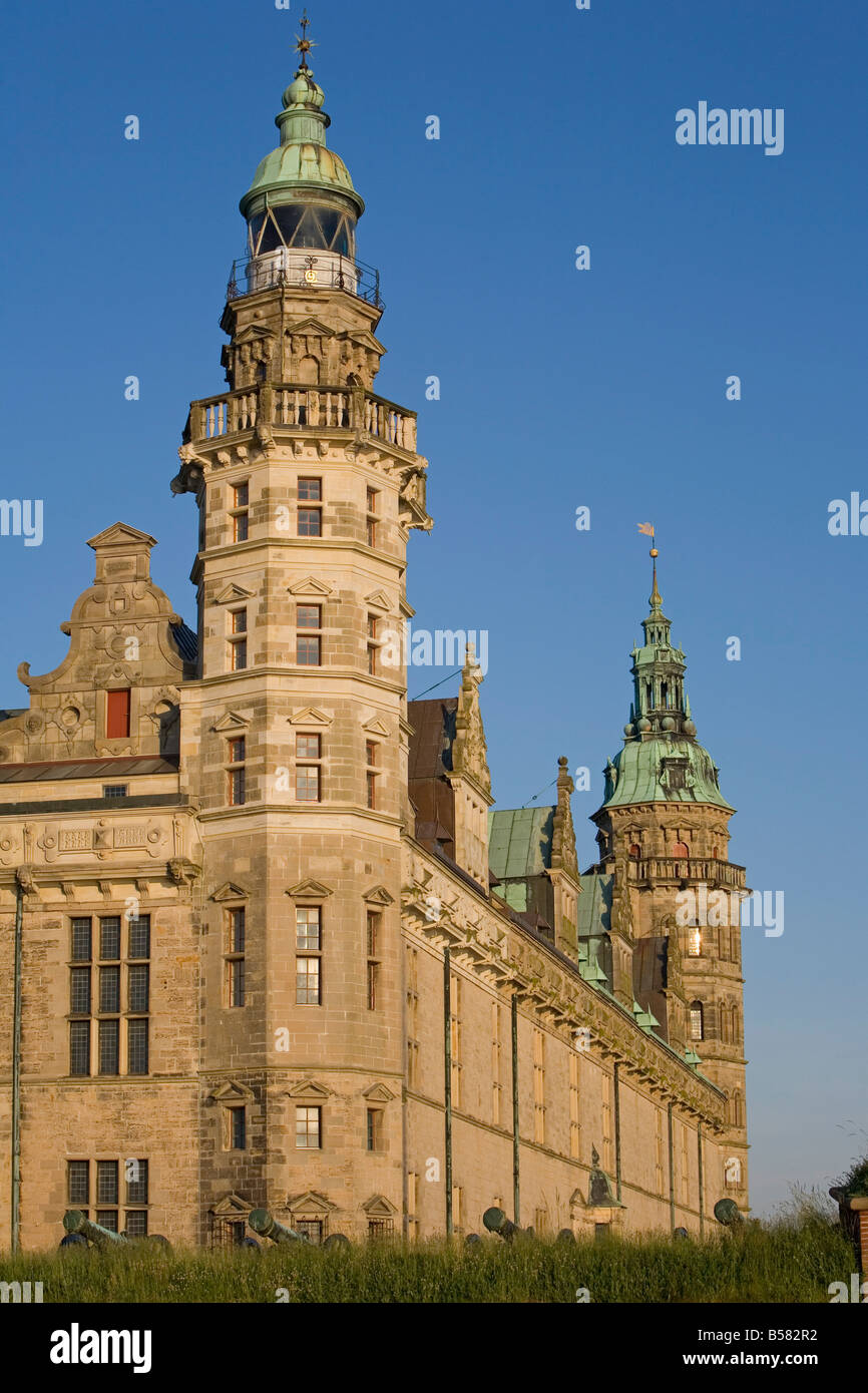 Kronborg castle, UNESCO World Heritage Site, Elsinore (Helsingor), North Zealand, Denmark, Scandinavia, Europe Stock Photo