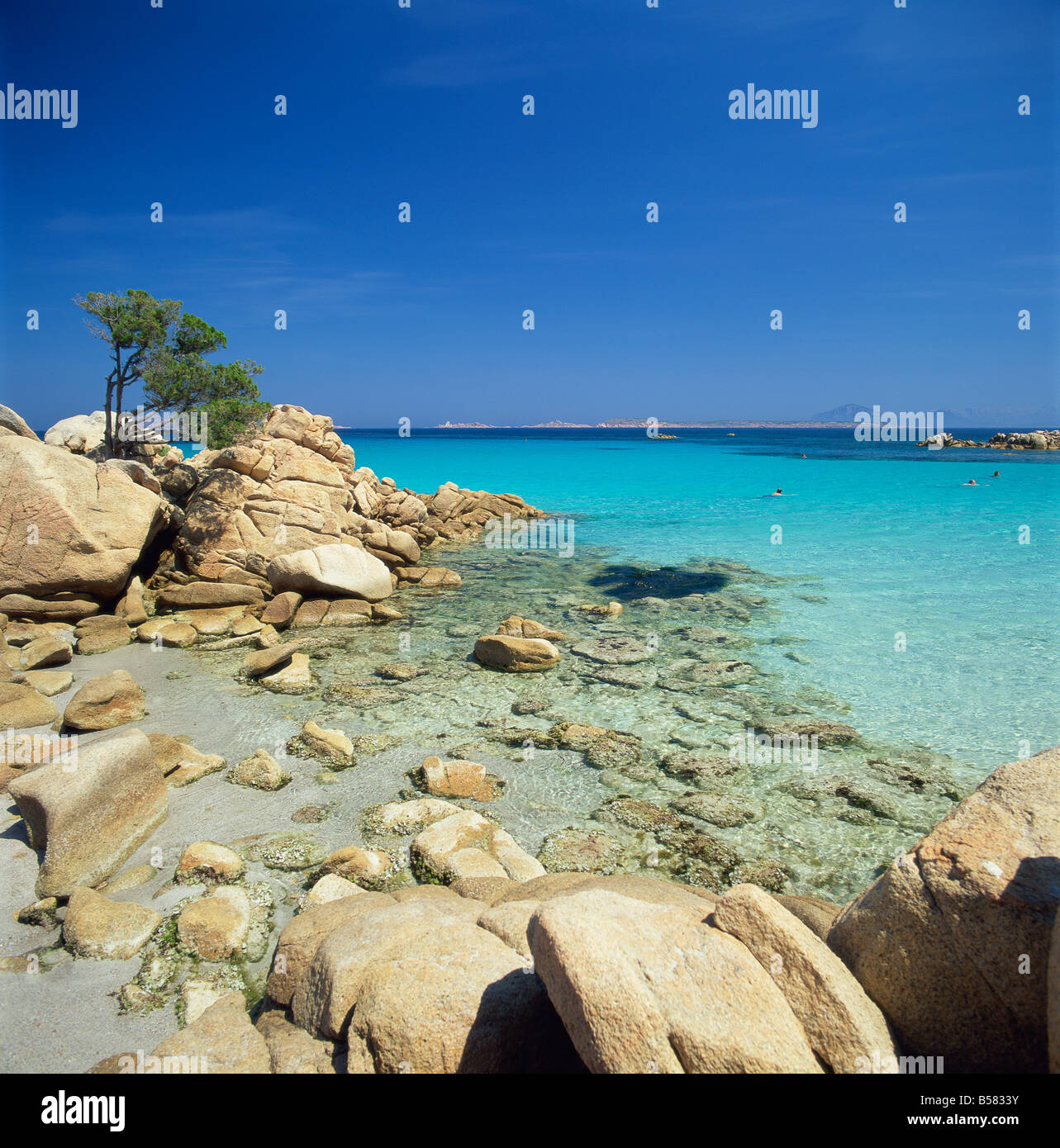 Capriccioci, Costa Smeralda, Sardinia, Italy, Mediteranean, Europe Stock Photo