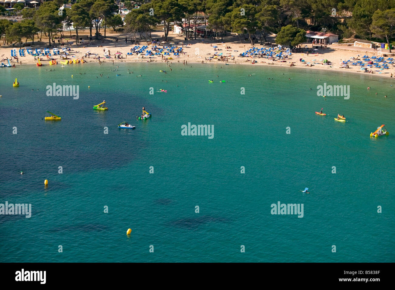 Cala En Porter beach, Menorca, Balearic Islands, Spain, Mediterranean, Europe Stock Photo