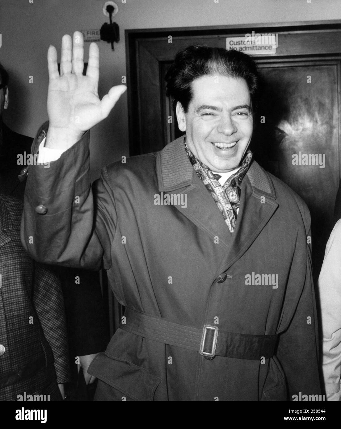 Arkady Rakhman Comedian Arkady Raikin Who came with his wife Ruth for BBC 2 T.V. show ...