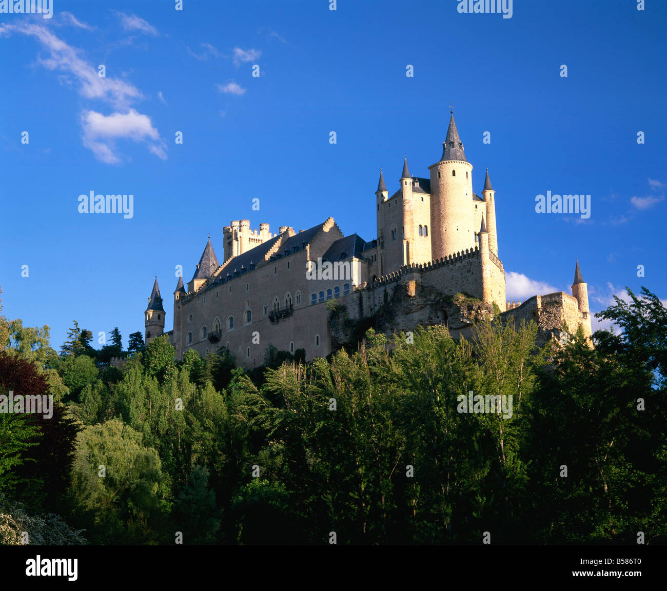 Alcazar, Segovia, Castilla y Leon (Old Castile), Spain, Europe Stock Photo