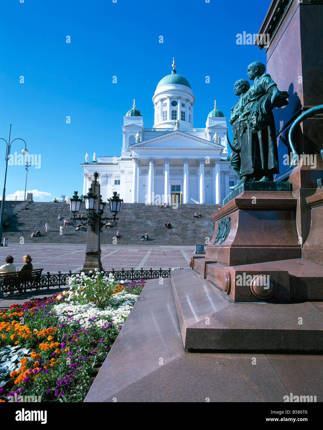 Lutheran Christian cathedral, Helsinki, Finland, Scandinavia, Europe Stock Photo