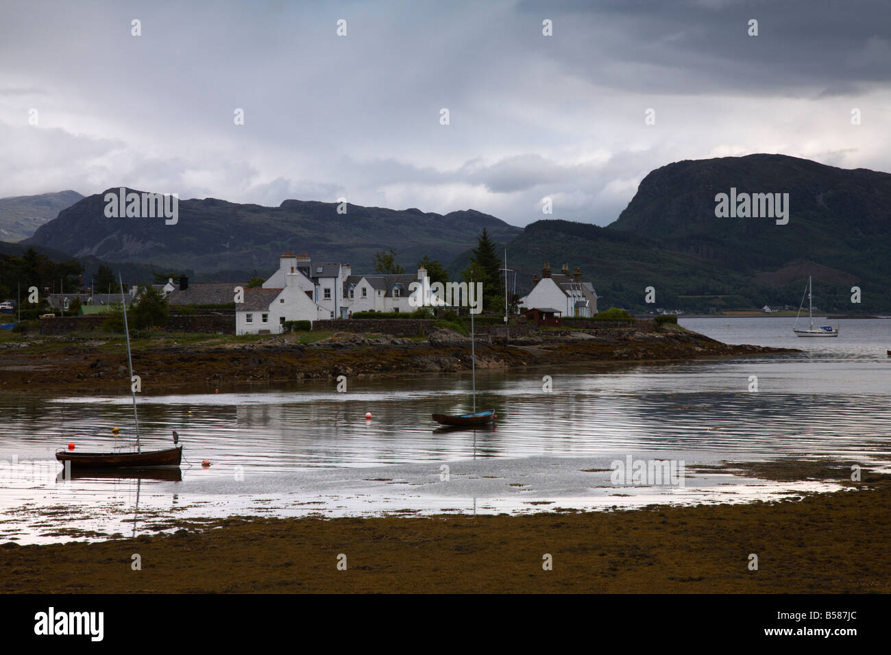 Plockton Village, Wester Ross, Scotland Stock Photo