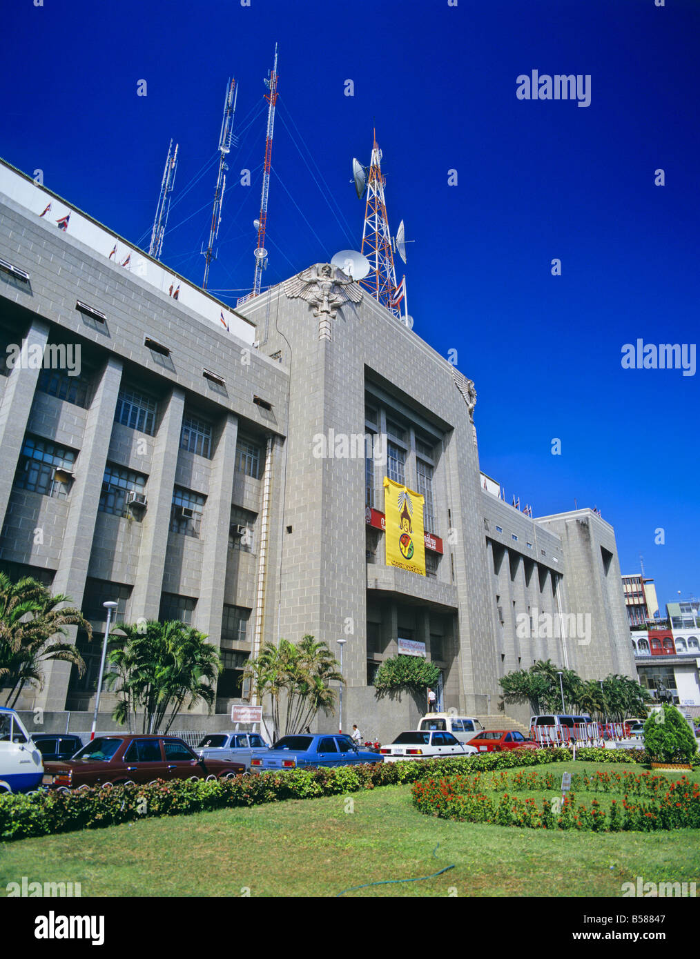 General Post Office Bangkok Thailand Stock Photo Alamy