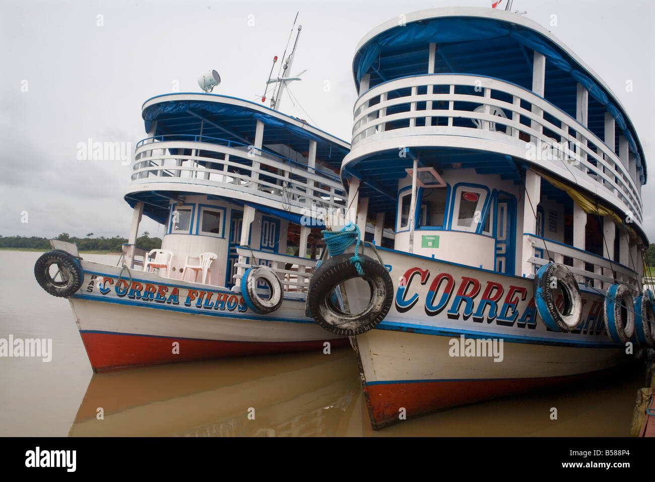Amazon steamers near Manaus Brazil South America Stock Photo Alamy