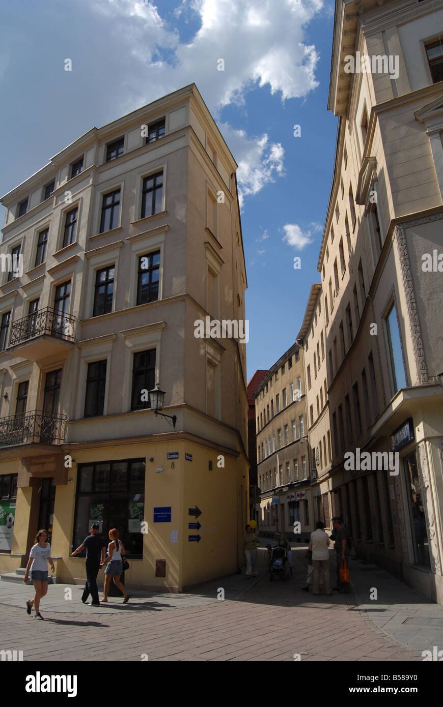 A Historic Building in the City of Torun , The Birthplace of Copernicus , Poland , East Europe Stock Photo