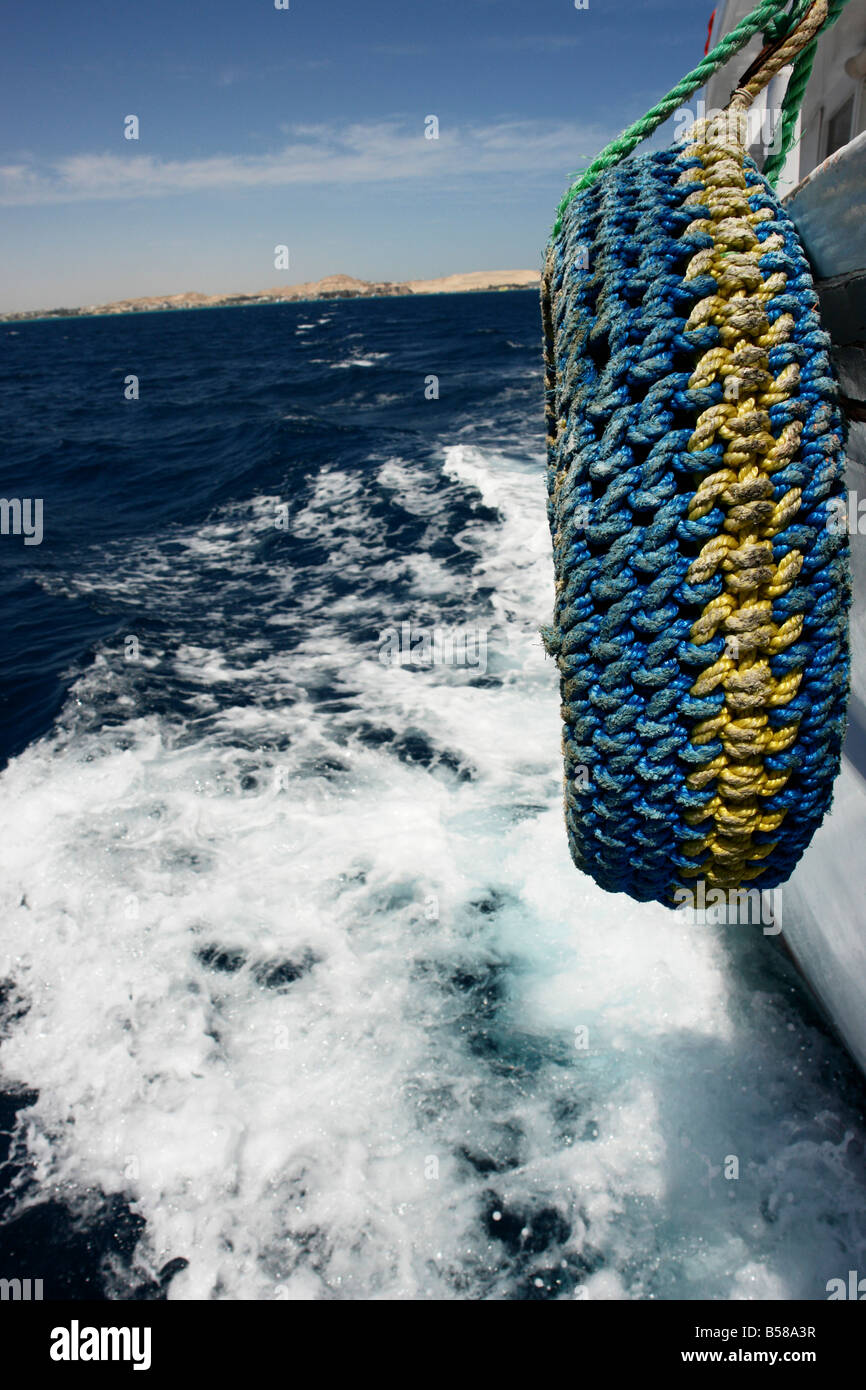 white ship boat in the red sea Stock Photo - Alamy